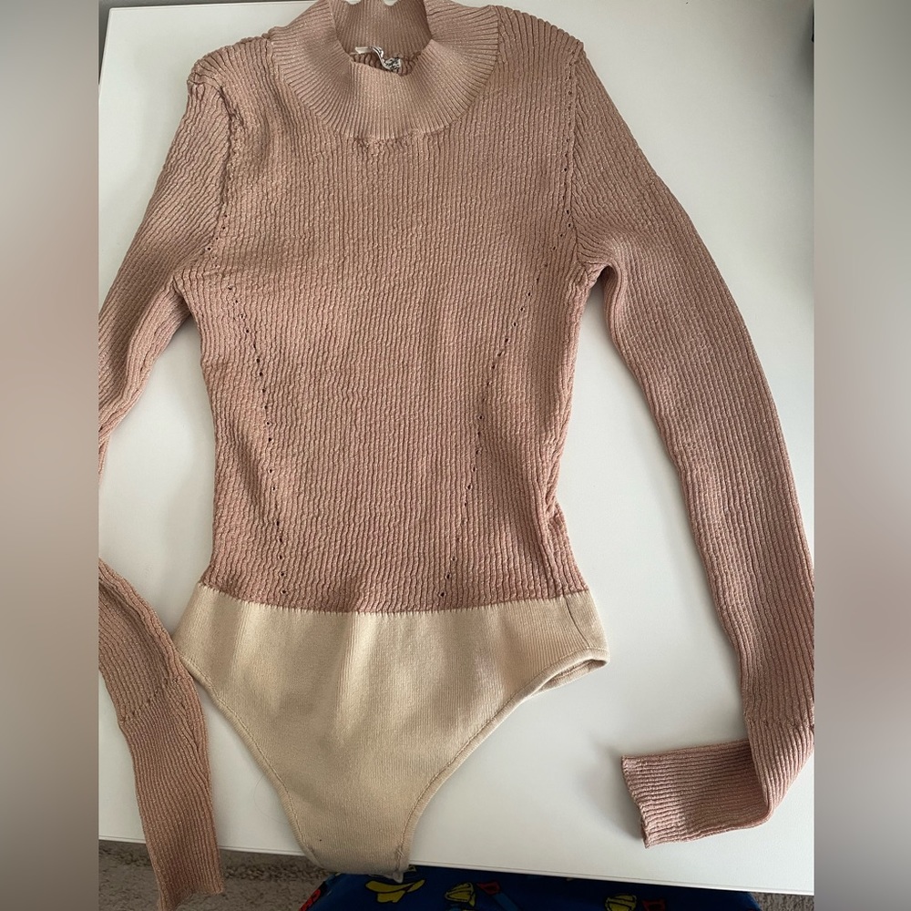 🌟FREE PEOPLE INTIMATELY- Semi-Sheer Body Suit, NWOT